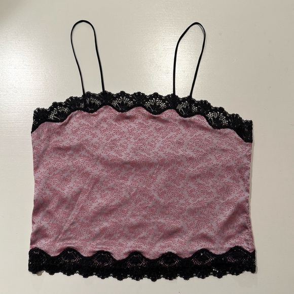 Leigh Bantivoglio Silk Lace Cami size L - Picture 1 of 4